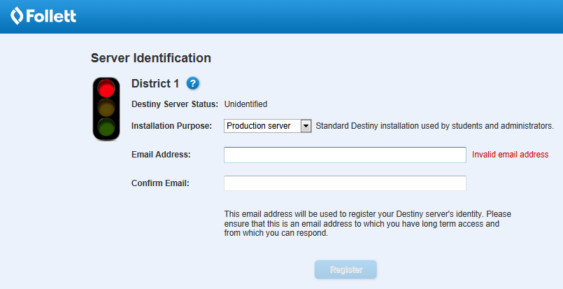 Configure Destiny Discover