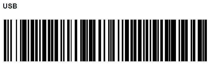 USB Barcode.