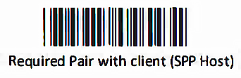 Required Pair with Client barcode.