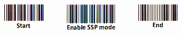 Enable SPP Mode barcodes.